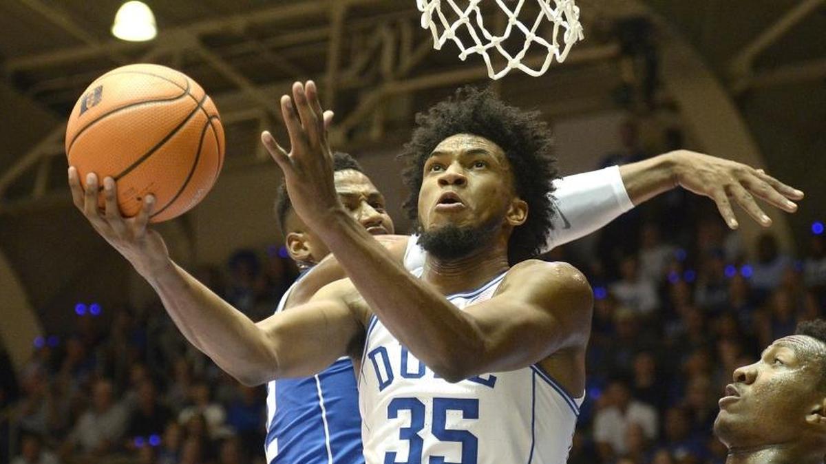 Duke freshman Marvin Bagley III (35) has been impressive on the court in preseason and has released a rap song off of it