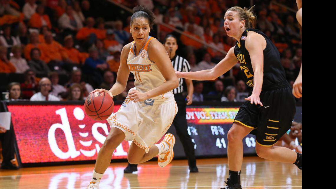 
Butler High graduate Cierra Burdick was drafted by the Los Angeles Sparks after a successful college basketball career at Tennessee.
