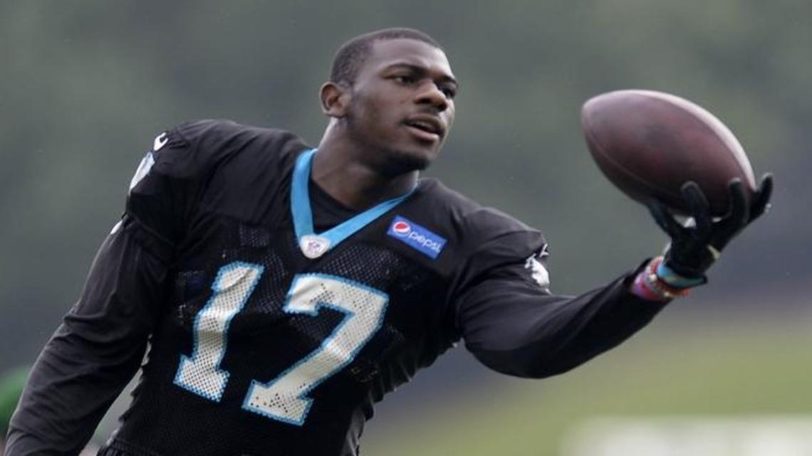 Carolina Panthers wide receiver Devin Funchess has been impressive throughout training camp. Saturday, he caught two passes for touchdowns.