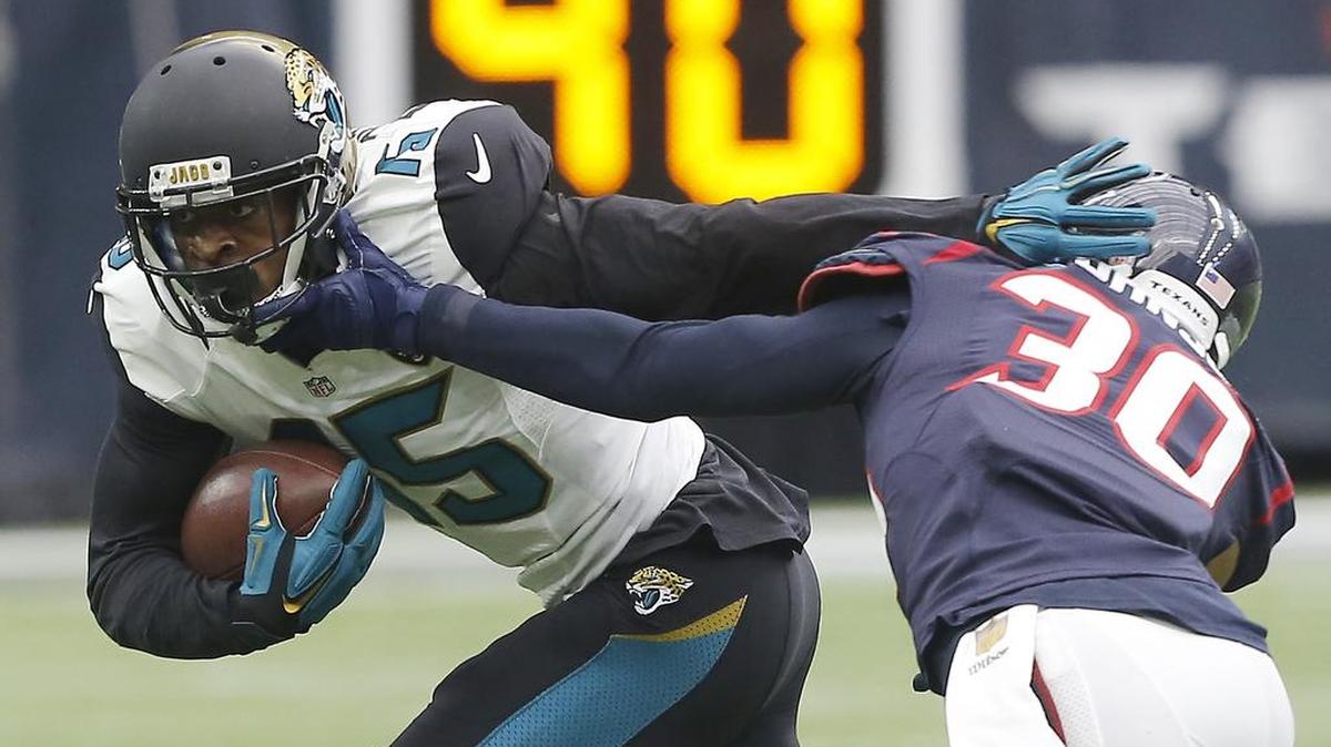 Allen Robinson of the Jacksonville Jaguars is an emerging star at wide receiver.