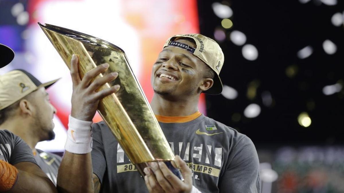 Former Clemson quarterback Deshaun Watson is a proven winner and leader. Carolina Panthers quarterback Cam Newton has served as something of a mentor to Watson.