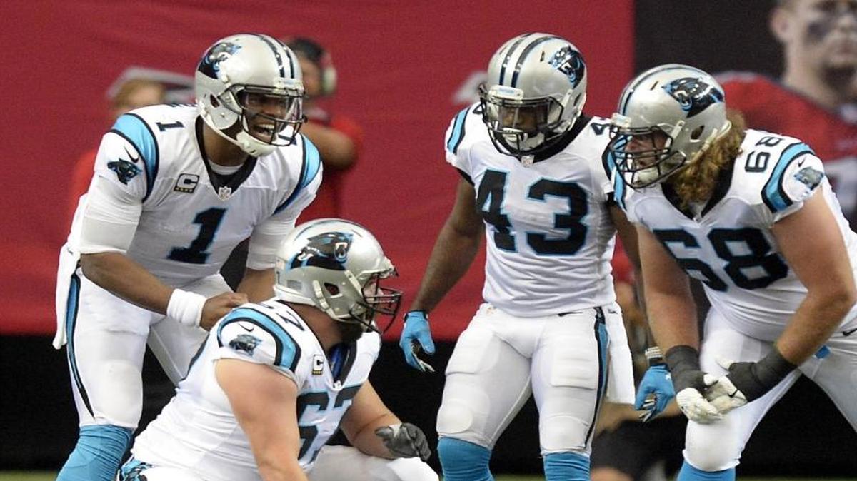 Among the questions the Carolina Panthers and quarterback Cam Newton (1) face is how much longer center Ryan Kalil (67) will play in the NFL. On the bright side, guard Andrew Norwell (68) is one of the team’s most underrated offensive linemen.