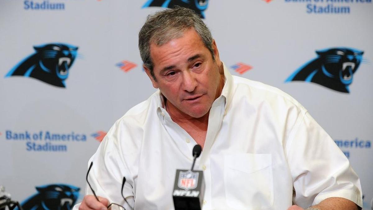 Carolina Panthers general manager Dave Gettleman, who spoke to the Rotary Club on Tuesday, said his philosophy when he was hired by team was not to clean house, but retain talented scouts.