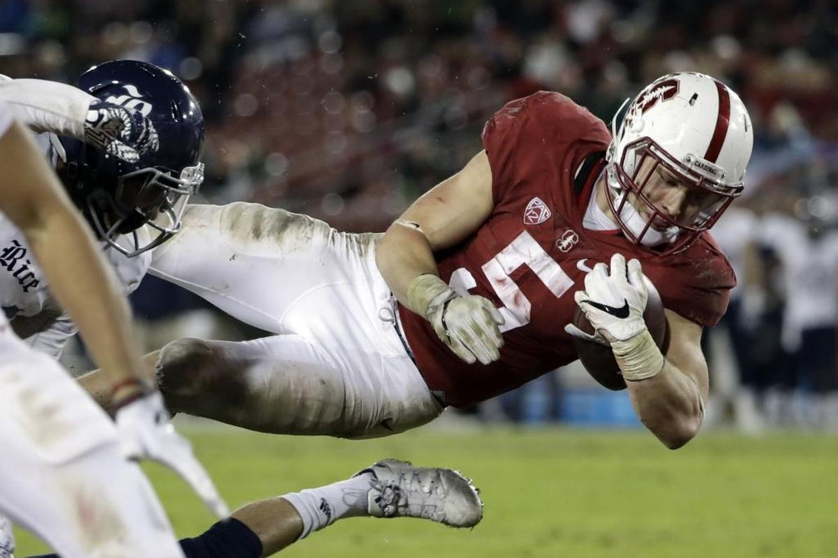 The Carolina Panthers gave quarterback Cam Newton a new option to hand off to – or throw to – in do-it-all Stanford running back Christian McCaffrey in the first round of the NFL draft on Thursday.