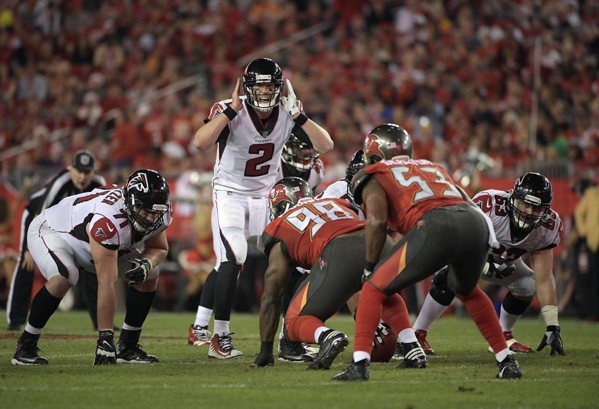 What’s that? The Atlanta Falcons and quarterback Matt Ryan (2) control their own NFC South destiny?