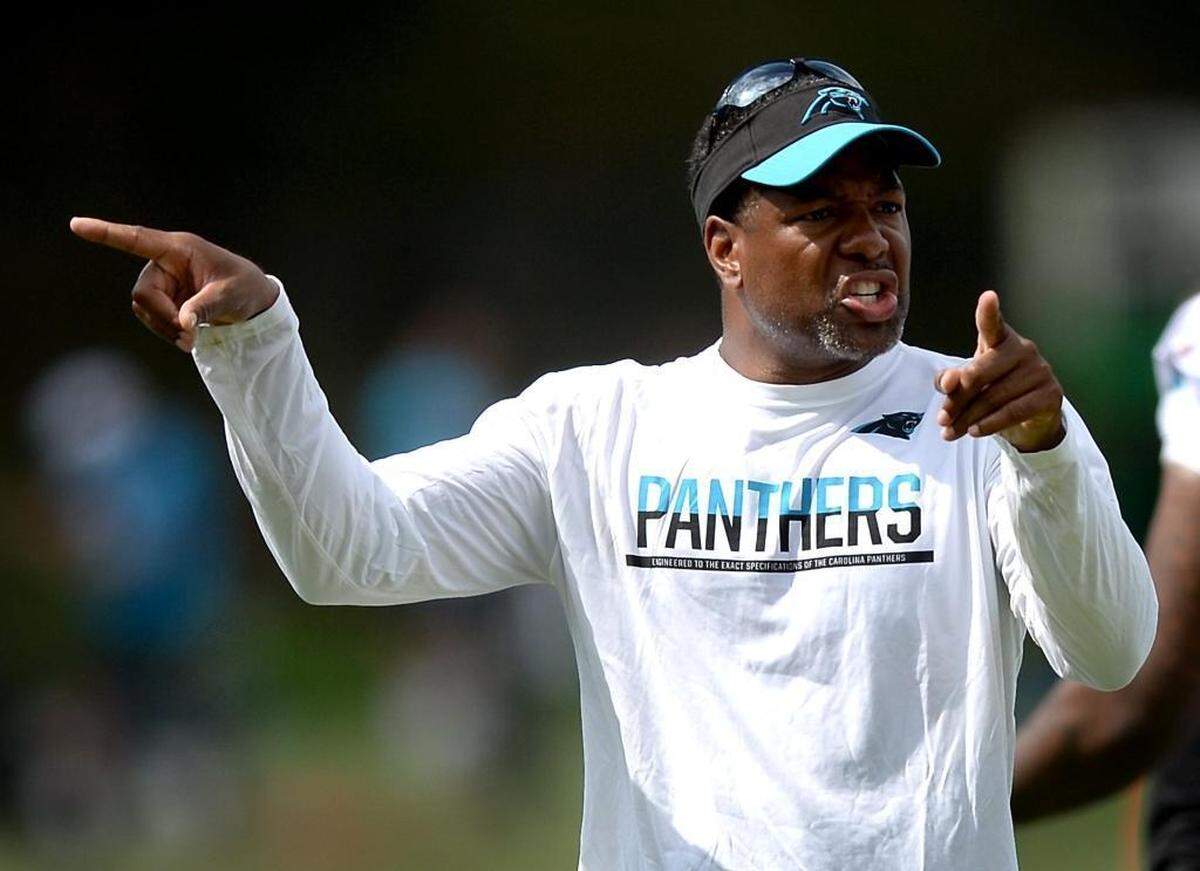Steve Wilks, promoted to Carolina Panthers defensive coordinator this season, kept the 4-3 base scheme but has added his own wrinkles, calling more blitzes through the first nine games.