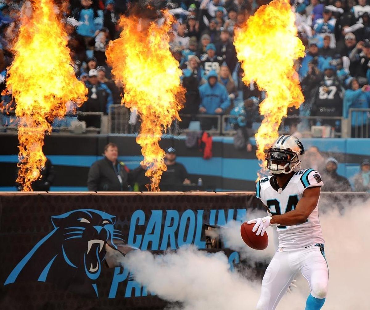 Former Carolina Panthers cornerback Josh Norman, being introduced before Carolina’s January 2016 game against Seattle, left for Washington three months later after general manager Dave Gettleman rescinded Norman’s franchise tag. Norman had wanted to become the NFL’s highest-paid cornerback, but the Panthers balked at paying him that much money. Washington did.