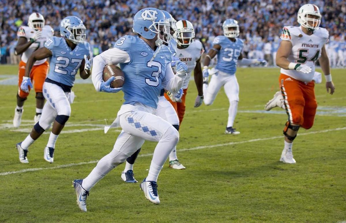 Former North Carolina wide receiver Ryan Switzer is a slot specialist as well as a prolific kickoff and punt returner.