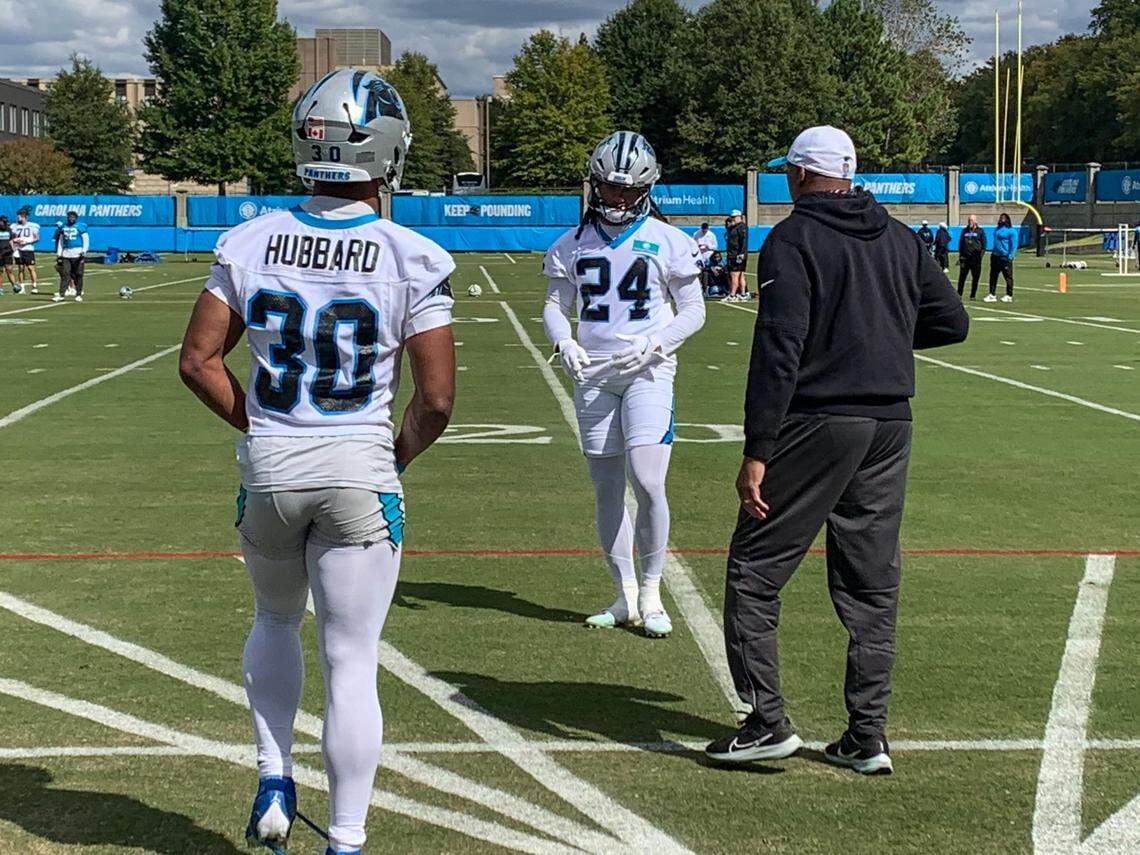 Panthers rookie RB Jonathon Brooks, the team’s second-round pick, took part in practice with his teammates for the first time on Wednesday, October 16, 2024.