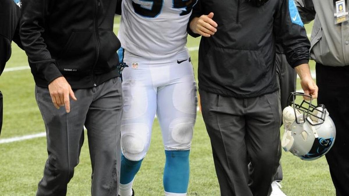 Carolina Panthers linebacker Shaq Thompson was full participation at Wednesday’s practice after missing two games with a sprained MCL he sustained covering a kickoff at the end of a win at Seattle on Oct. 18.