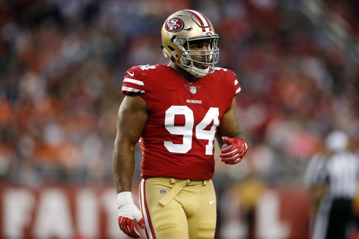 San Francisco 49ers defensive lineman Solomon Thomas (94).