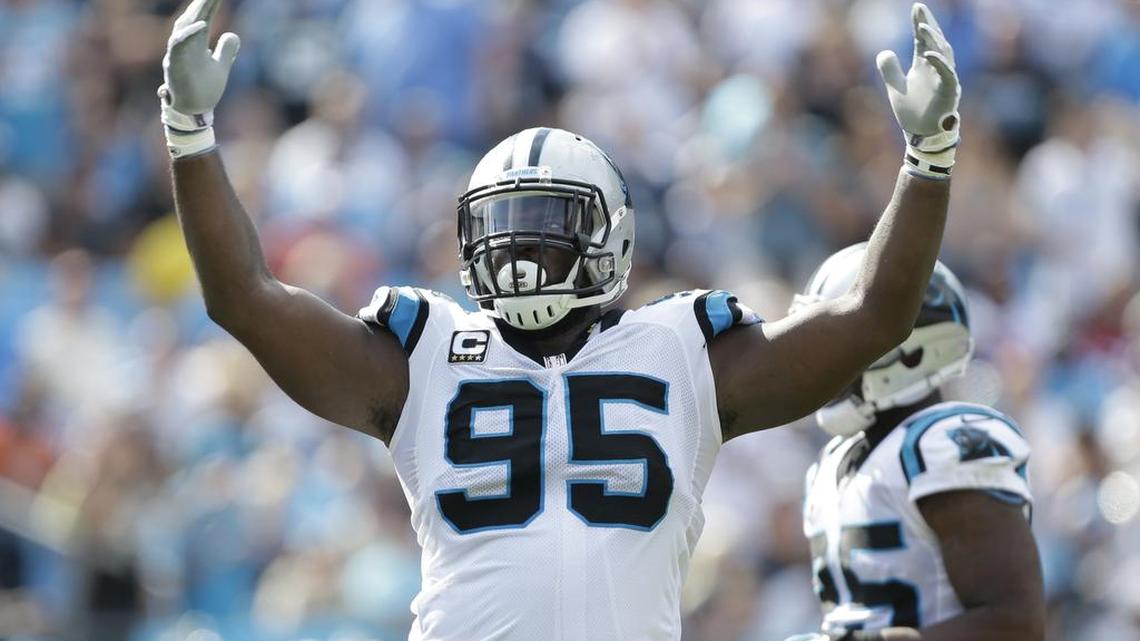 Carolina Panthers defensive end Charles Johnson (95) has been activated from temporary injured reserve.