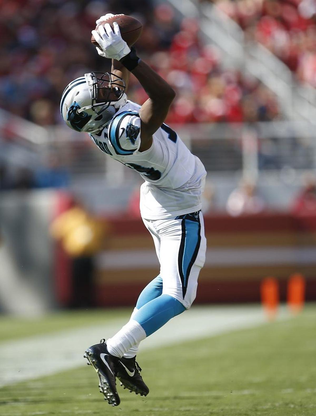 Carolina Panthers wide receiver Russell Shepard (19) was not targeted much in 2017, and sources told the Observer he has asked for his release after refusing to take a pay cut.