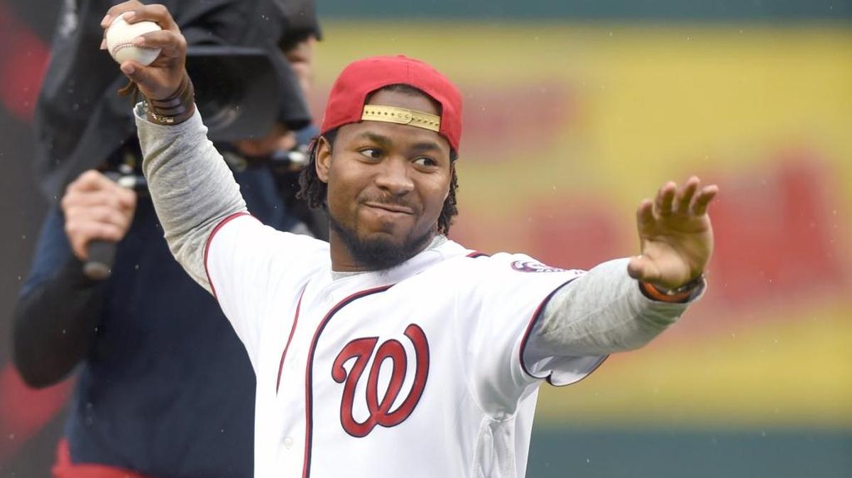 Former Panthers cornerback Josh Norman is settling in with Washington, including throwing out out the first pitch before a baseball game between the Washington Nationals and the Philadelphia Phillies on April 28, but he still has “stepbrothers” in Charlotte.
