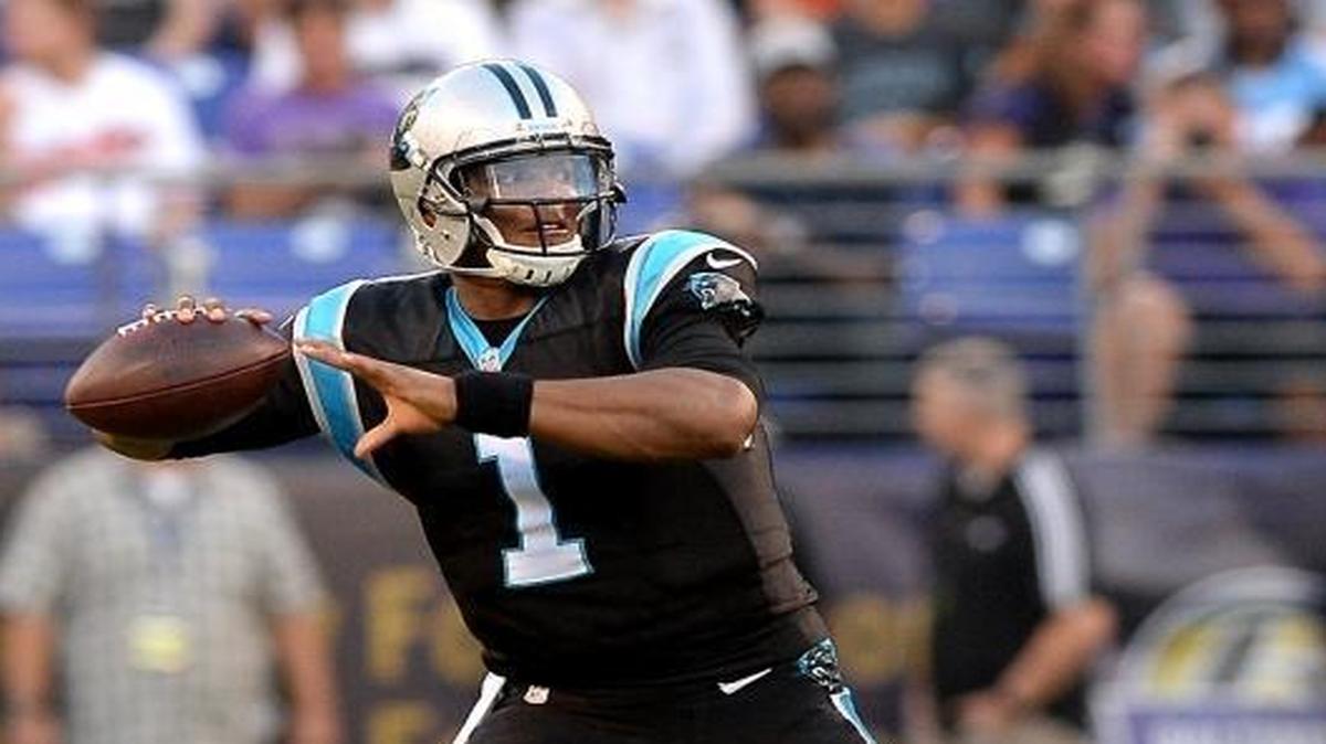 Carolina Panthers quarterback Cam Newton only played a quarter against the Baltimore Ravens at M&T Stadium in Baltimore on Thursday, but he still got the most attention.