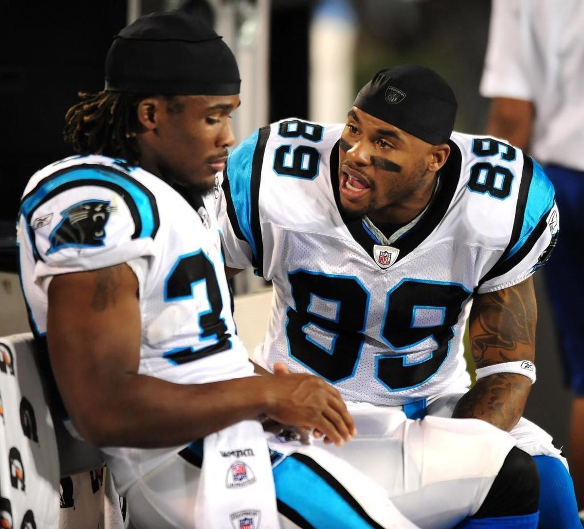 Steve Smith (89) and DeAngelo Williams are the Panthers’ all-time leading receiver and all-time leading rusher, respectively. Both had messy exits with Carolina during the tenure of general manager Dave Gettleman.