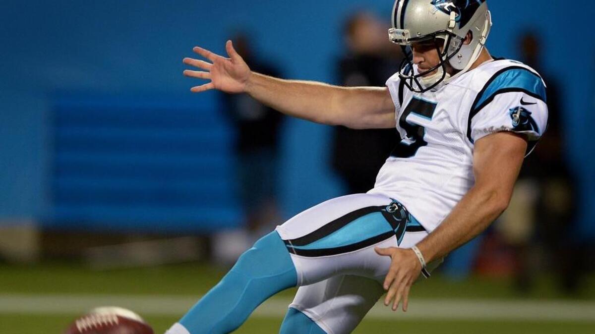 Michael Palardy has settled in as the Carolina Panthers’ punter after beating out Andy Lee in the preseason.
