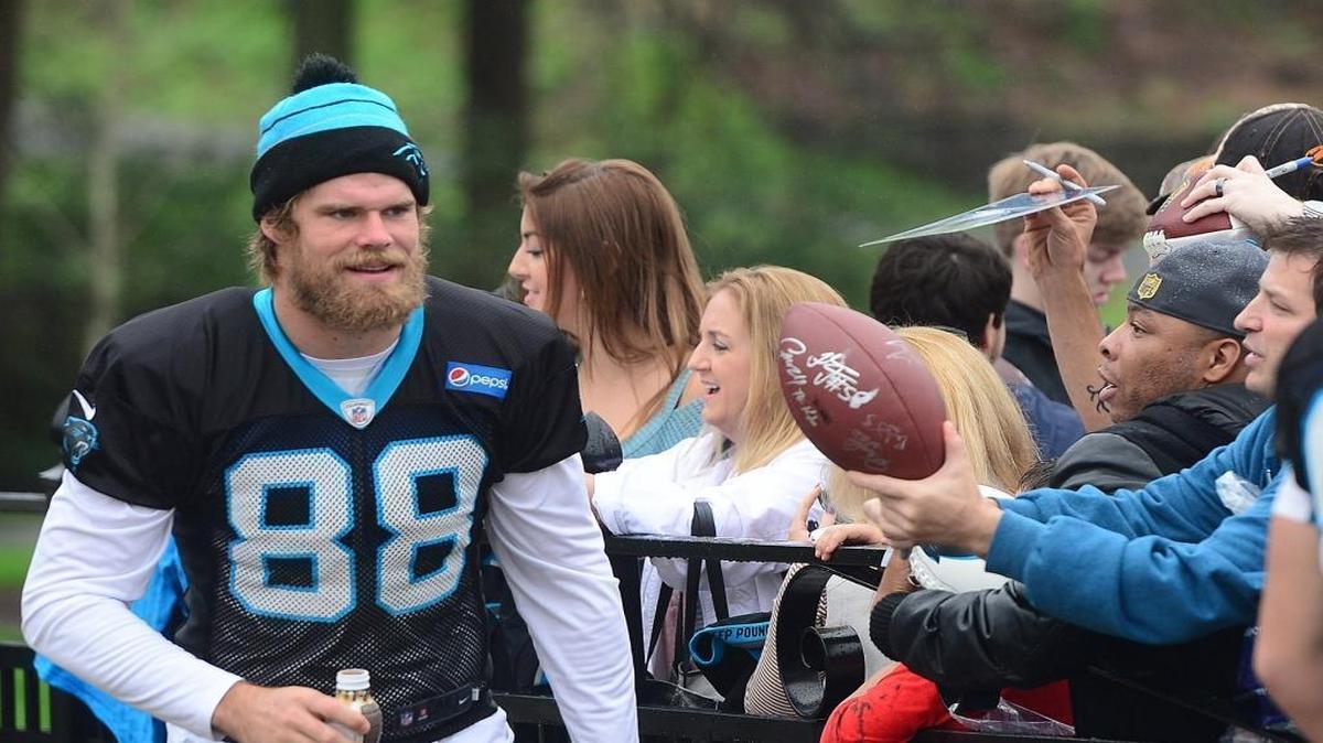 Carolina Panthers star Greg Olsen appreciates the team’s fans. Olsen prefers a stadium filled with Carolina fans singing “Sweet Caroline” to the version performed by A-list singing stars, including Neil Diamond, the song’s author, at Sunday’s Grammys.