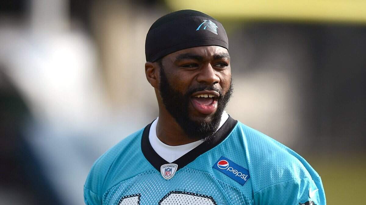 Carolina Panthers wide receiver Rasheed Bailey walks across a practice field during a team OTA practice on Thursday, June 14, 2018.
