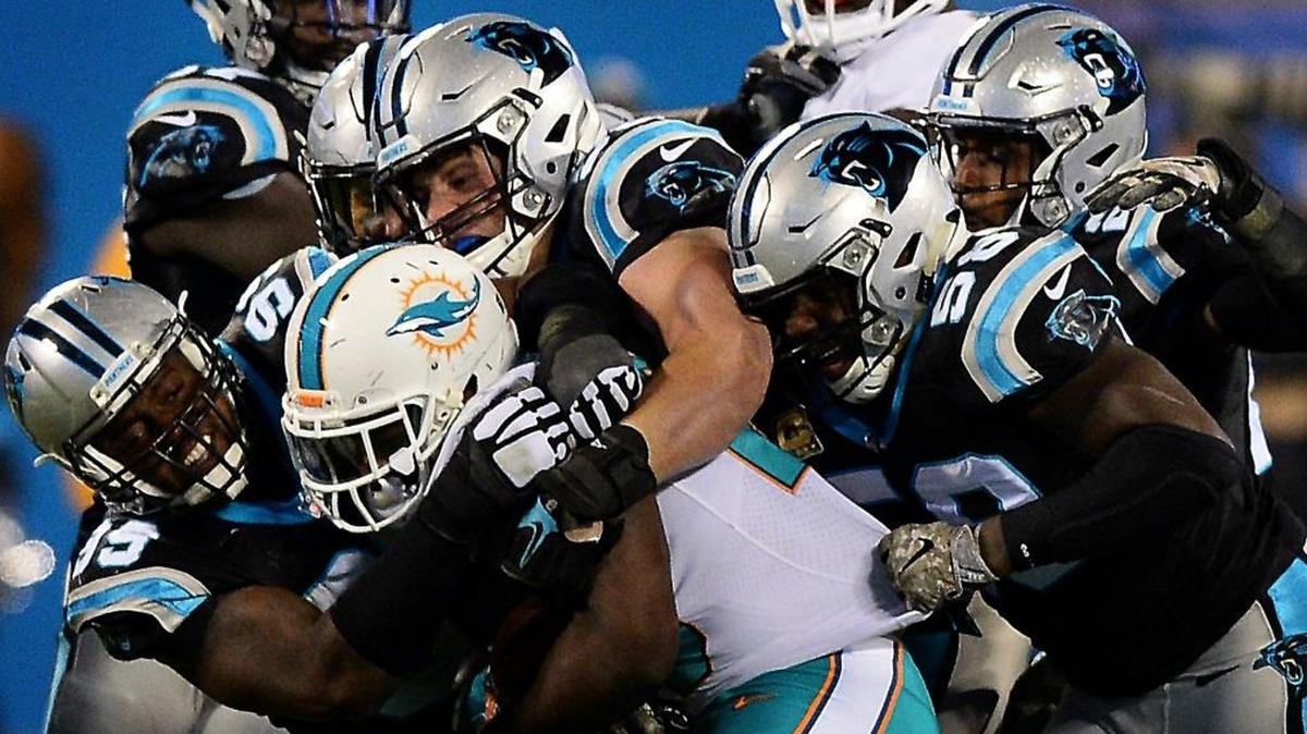 The Carolina Panthers defense is No. 1 in the NFL in yards allowed, and relatively healthy headed into the team’s bye week.