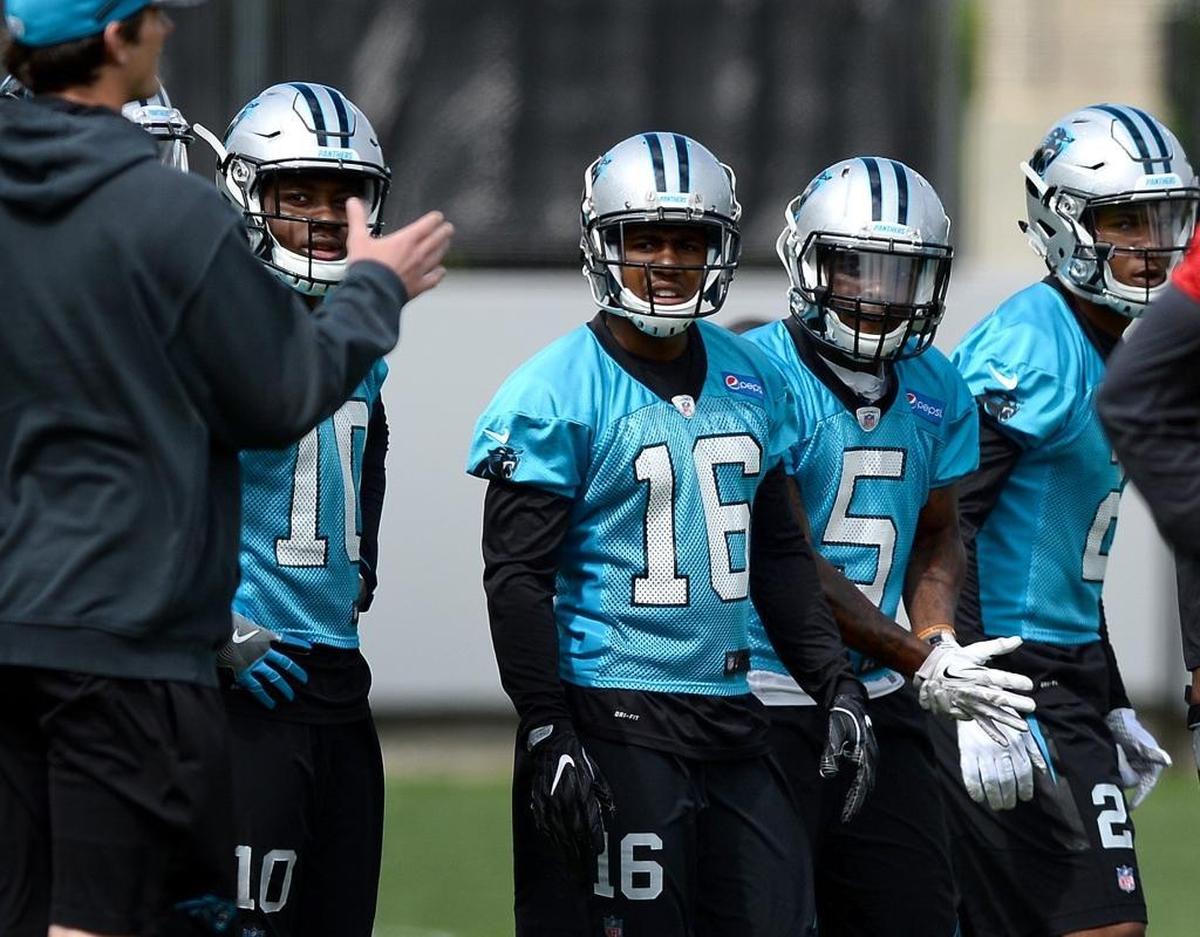 Carolina Panthers rookie Austin Duke, the former Independence High and Charlotte 49ers receiver, signed his official papers Thursday and took part in rookie minicamp Friday and Saturday.