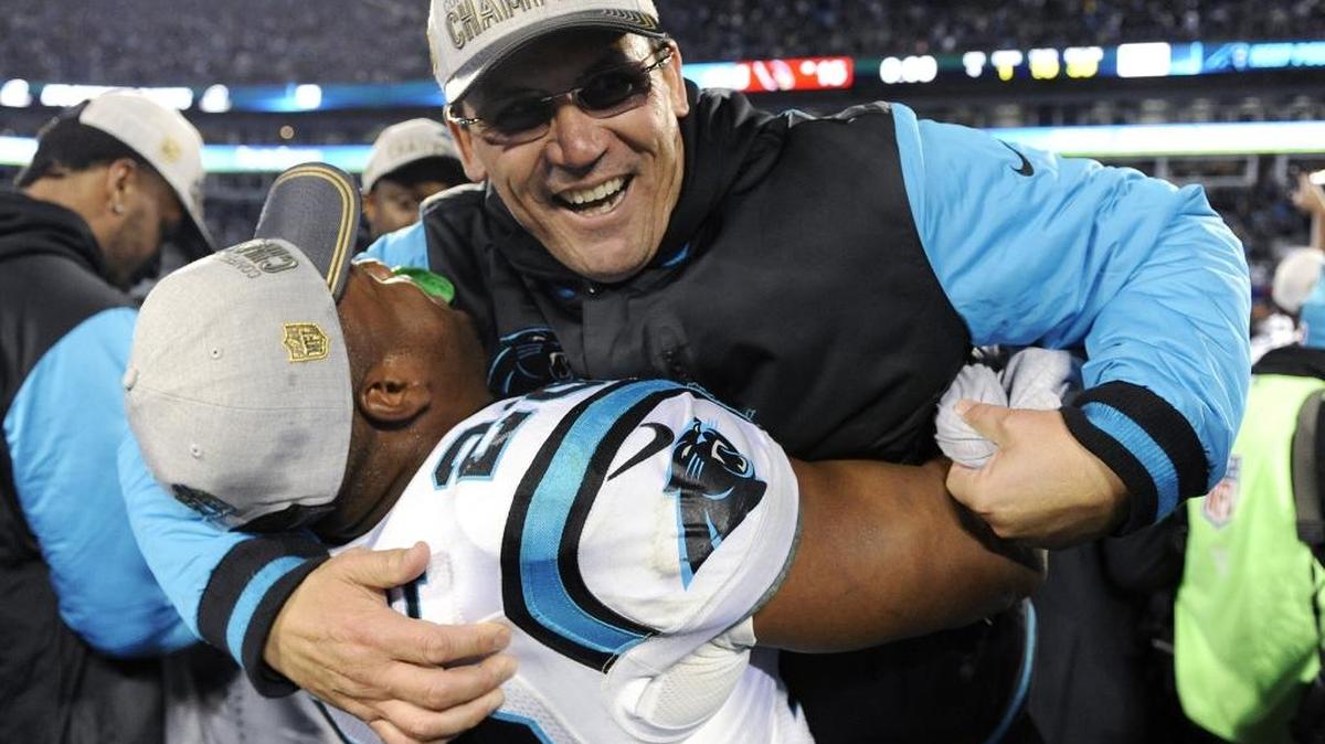 Carolina Panthers coach Ron Rivera knew who the AFC champion was before taking the field for his team’s 49-15 victory over the Arizona Cardinals on Sunday.