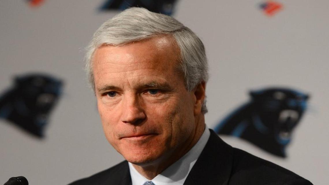 Carolina Panthers team president Danny Morrison has resigned, the franchise announced.