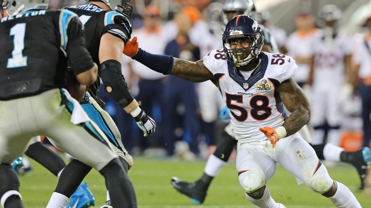 The Denver Broncos often sent more rushers than Carolina’s blockers could account for, including Von Miller, Panthers coach Ron Rivera said.