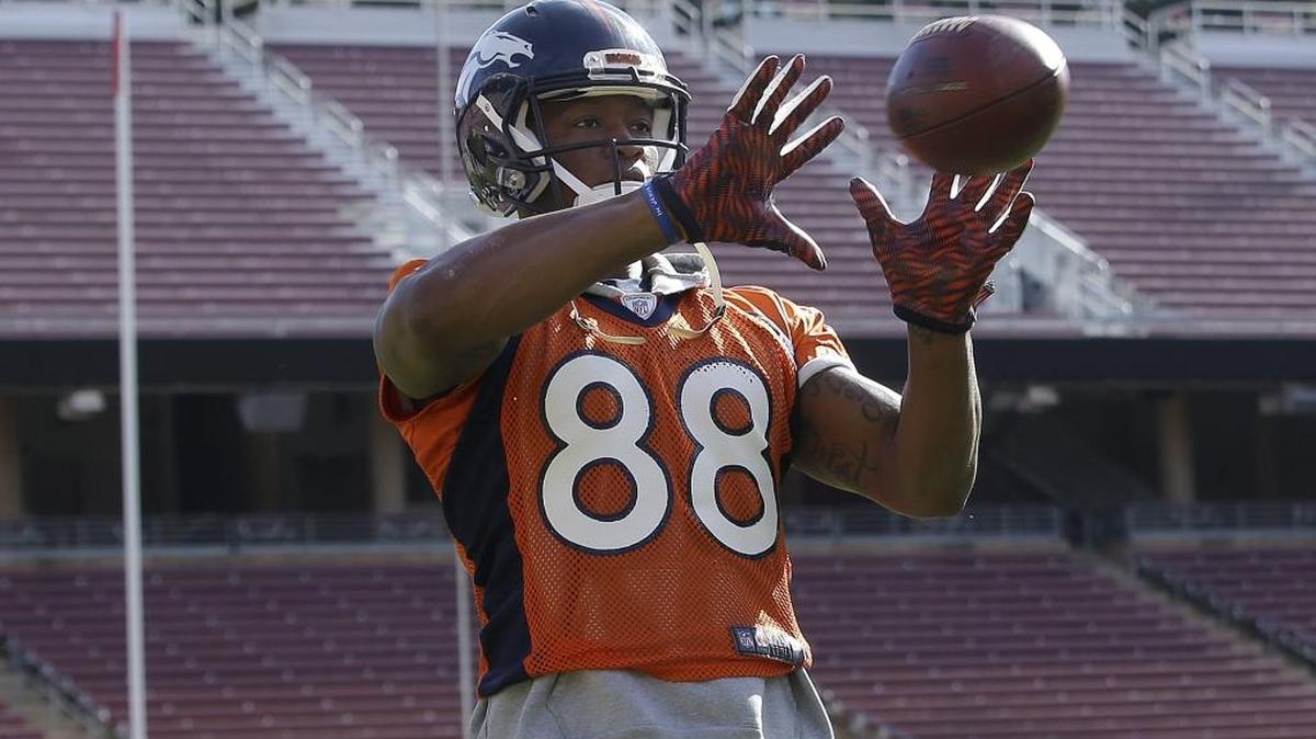 Denver Broncos wide receiver Demaryius Thomas gets to have his mom in the stands Sunday. She hasn’t seen him play live since he was in the sixth grade.
