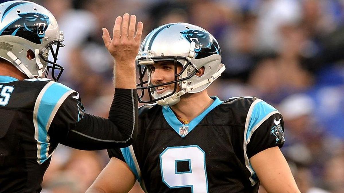 Carolina Panthers kicker Graham Gano, right, is recovering from surgery to his non-kicking foot. Gano broke a bone in his plant foot in December, an injury common among ballet dancers.