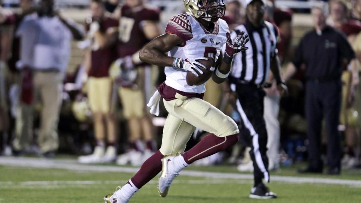 Florida State defensive back Jalen Ramsey (8) could be a top-five pick and the first defensive back off the board in Thursday’s first round of the NFL draft.
