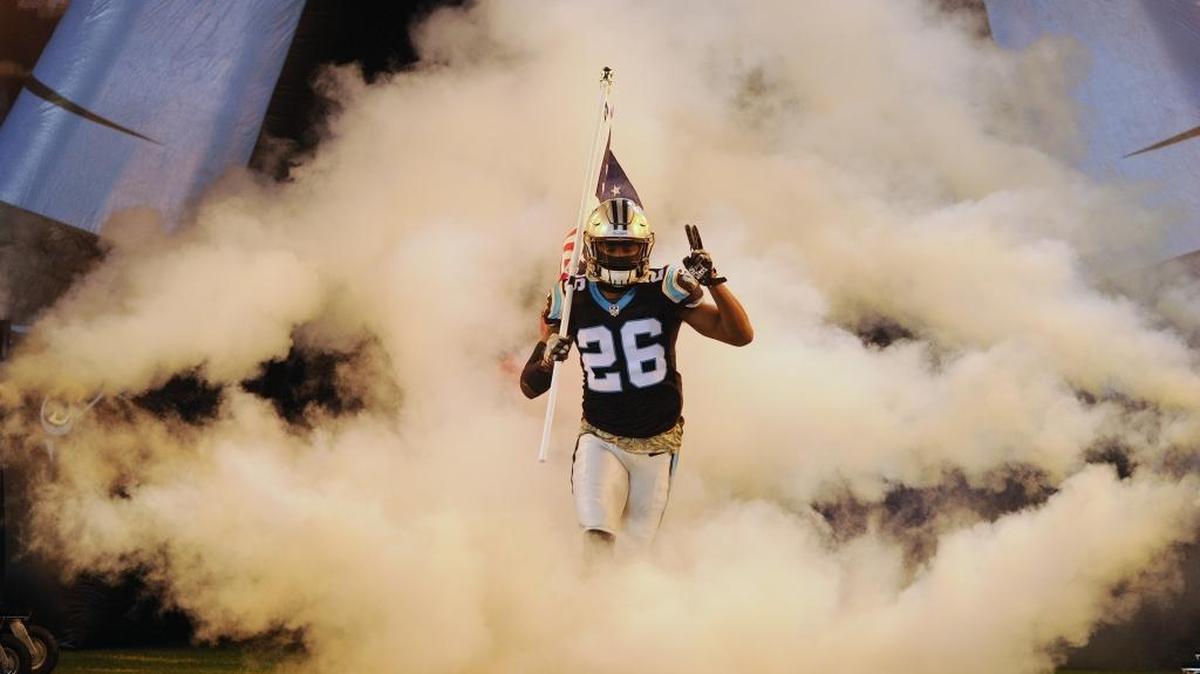 Carolina Panthers cornerback Daryl Worley (26) was fined $9,115 by the NFL for a penalty in Monday’s win against Miami.