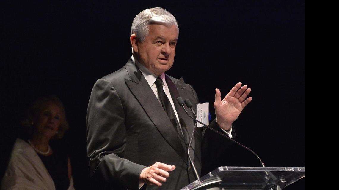 
The Carolina Panthers and owner Jerry Richardson joined the groundswell of support for removing the Confederate flag from grounds of the South Carolina Statehouse.
