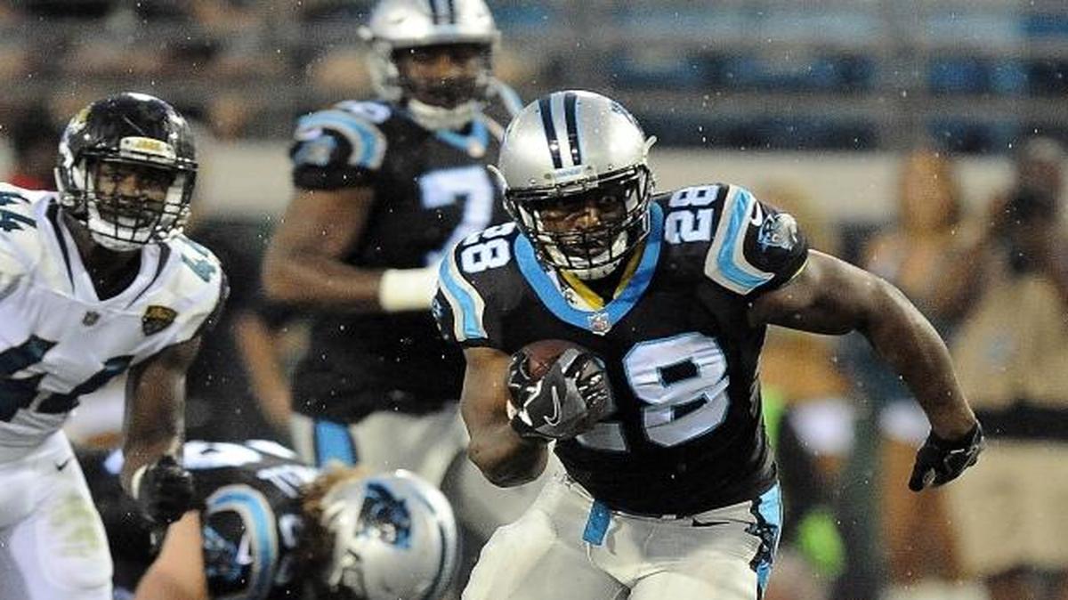 Carolina Panthers running back Jonathan Stewart (28) should have a big day against a 49ers defense that struggled to stop the run a year ago. There are new players in San Francisco, but can they get it right in Week 1?