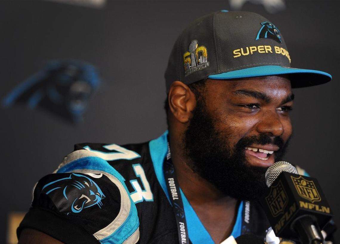 The Panthers, coming off the second Super Bowl berth in franchise history, awarded Michael Oher with a three-year, $21.6 million contract extension last June after he started every game at left tackle during their Super Bowl season.