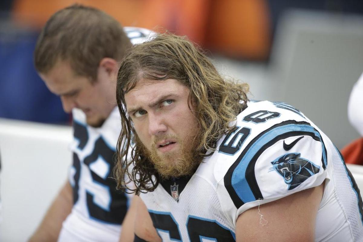 The frustration mounted as the day went on for the Carolina Panthers offense and guard Andrew Norwell.