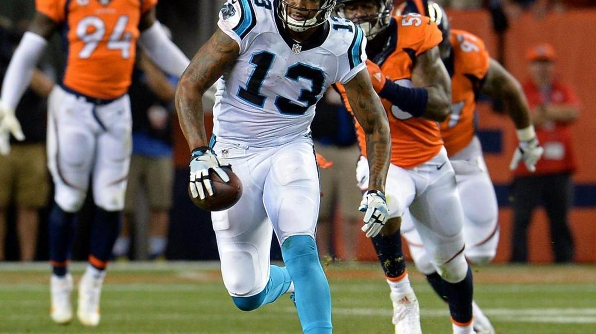Carolina Panthers receiver Kelvin Benjamin (13) re-introduced himself to the NFL in a big way last week after a year-long layoff following ACL surgery in August 2015. He caught six passes for 91 yards and a touchdown in the 21-20 loss at Denver.