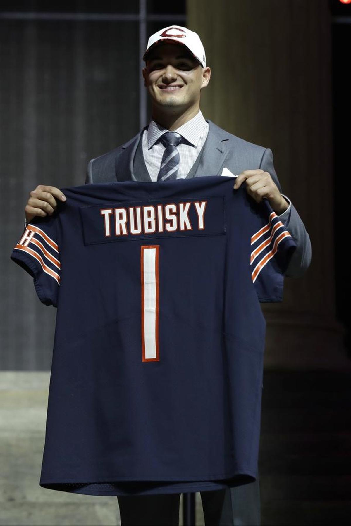 Former UNC quarterback Mitch Trubisky was selected No. 2 overall in April’s NFL Draft by the Chicago Bears.