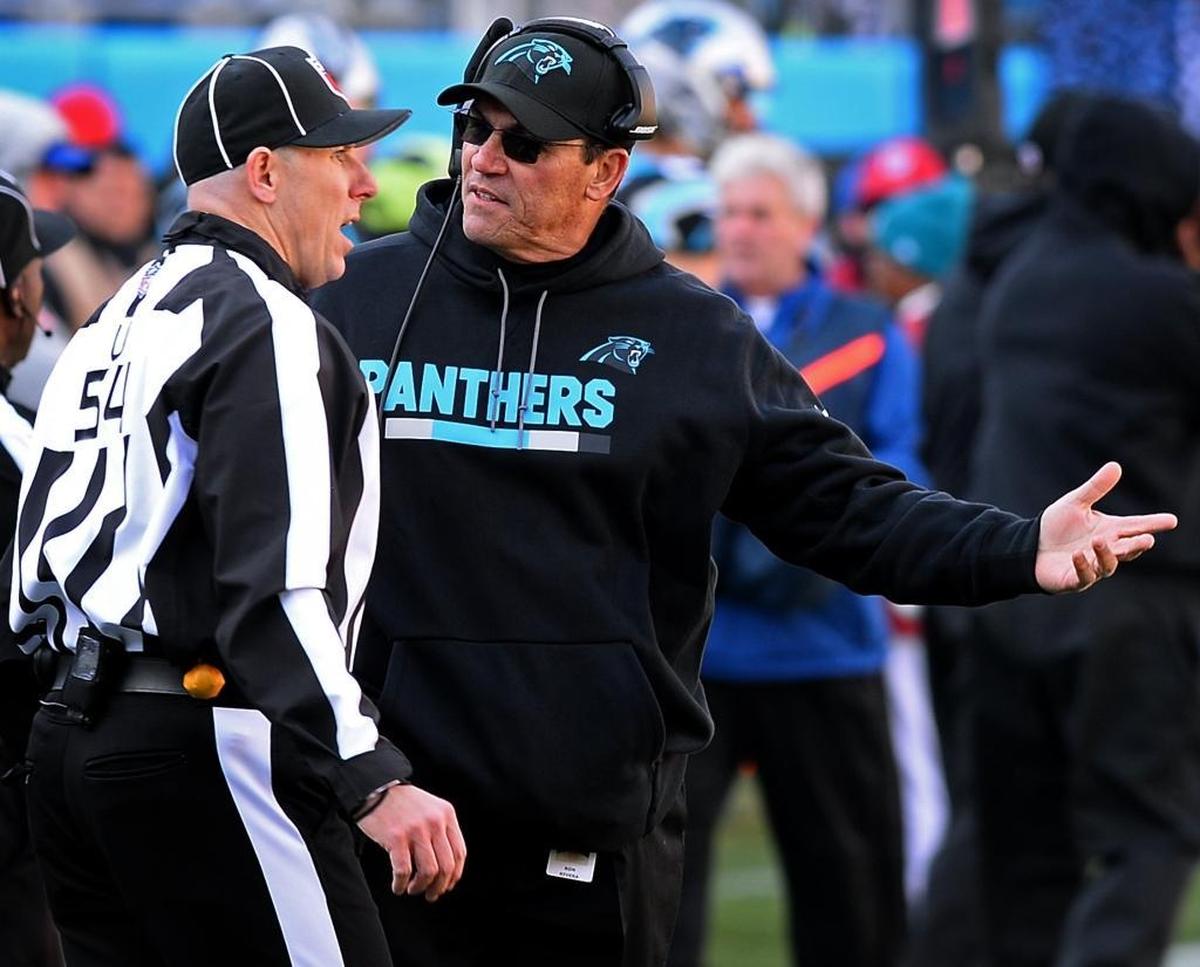 Carolina Panthers head coach Ron Rivera and his team have a long way to go before the NFC playoffs begin. And besides their performance, there’s little they can control.