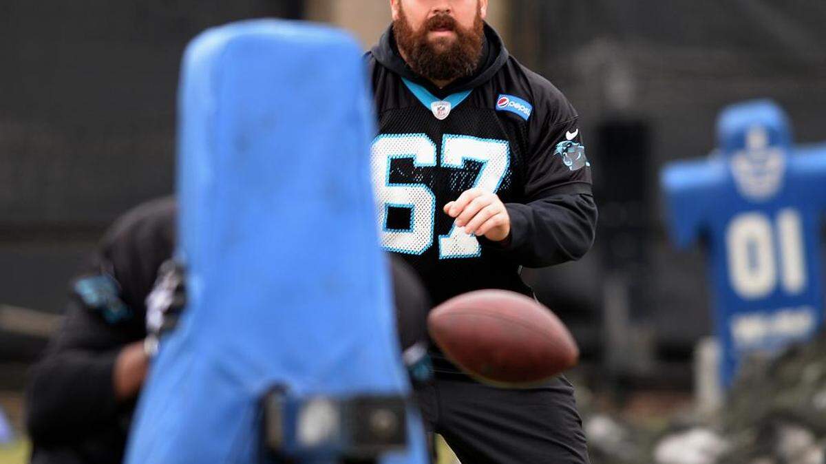 Carolina Panthers center Ryan Kalil was present but did not practice on Thursday.