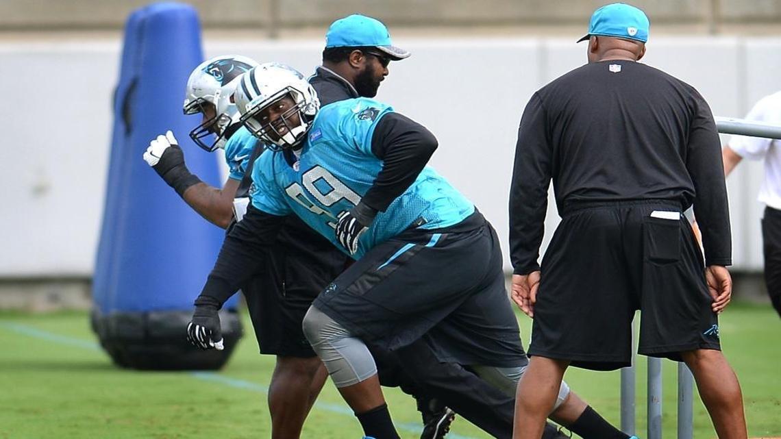 Carolina Panthers defensive tackle Kawann Short (99) doesn’t have a sack yet in 2016 after recording 11 a year ago, the most by a defensive tackle in team history.