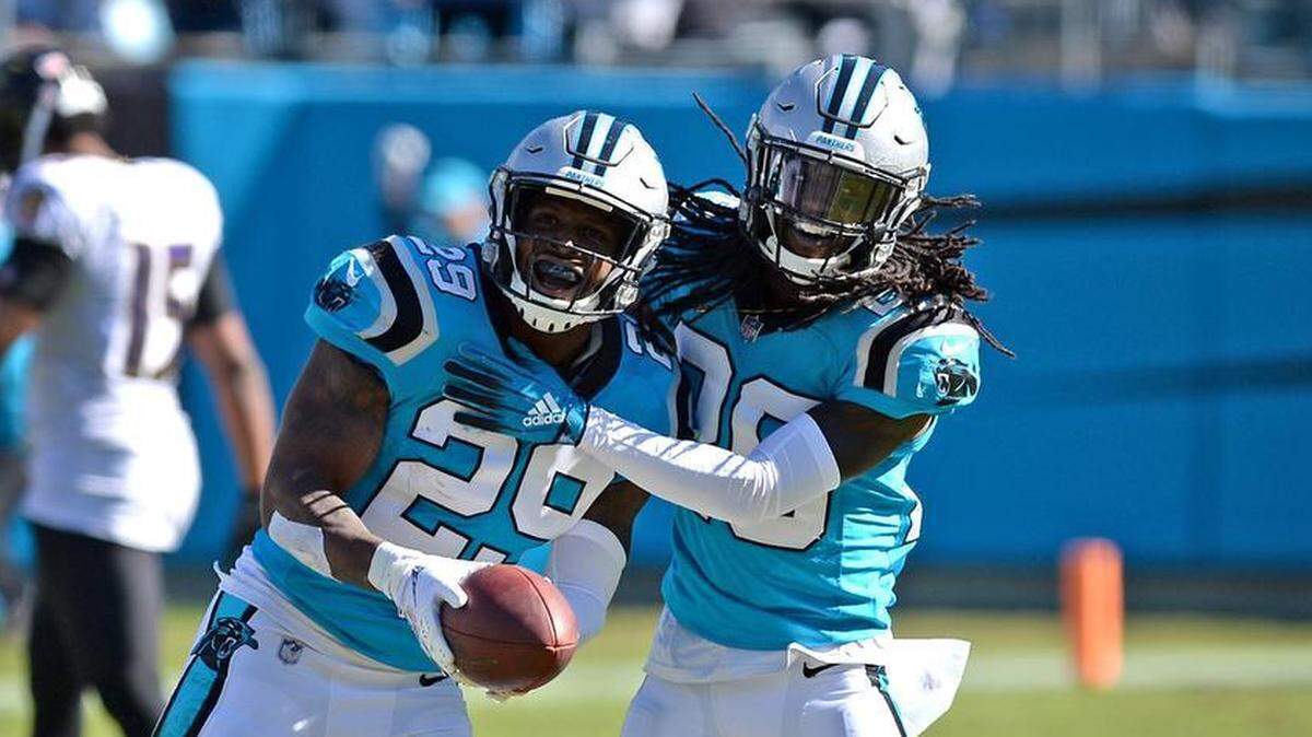 Carolina Panthers safety Mike Adams, left, said the team measures success in one way - winning.