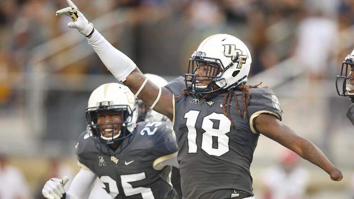 UCF's Shaquem Griffin should be drafted in the third round of the 2018 NFL draft. But some teams might hesitate despite Griffin's talent because he is missing his left hand. If the Panthers are able to take Griffin in a later round, he would fit their system as a safety and big nickel in their favored "Buffalo" package.