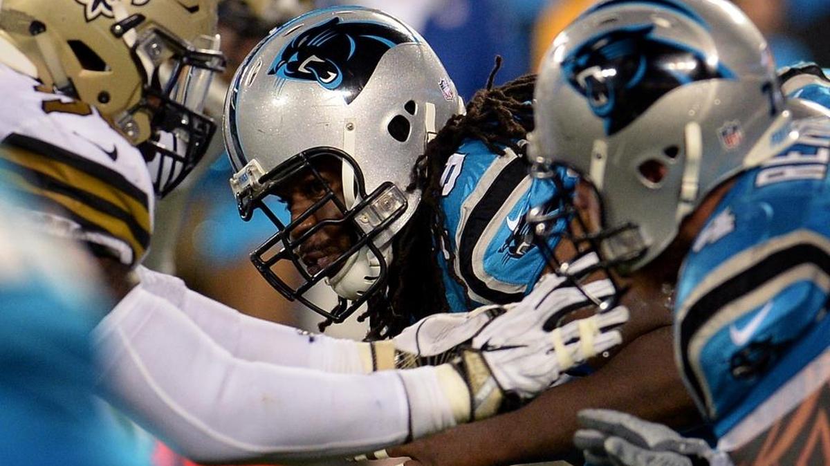 The Carolina Panthers are bringing back versatile offensive lineman Chris Scott, center, on a one-year deal.