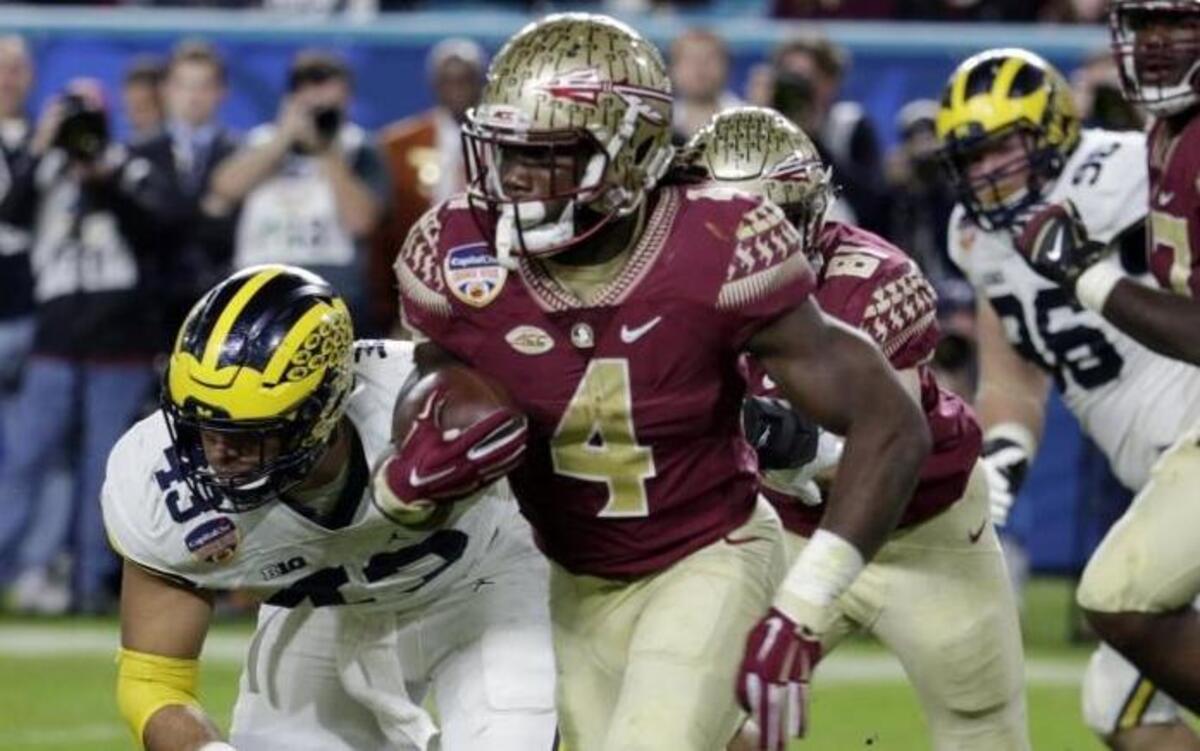 Florida State running back Dalvin Cook (4) has the burst to be effective in the running game and the hands to make plays in the passing game.