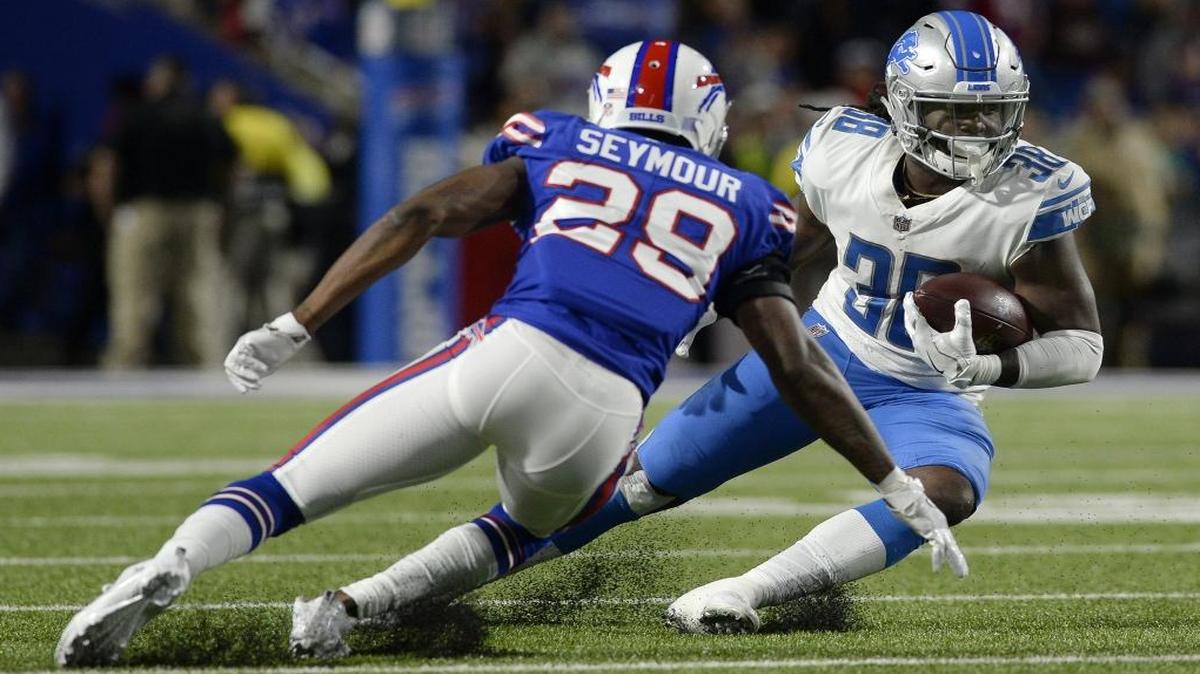 Carolina Panthers cornerback Kevon Seymour (29), who was with the Bills last season, will make his first start as a Panther on Sunday vs. New England.