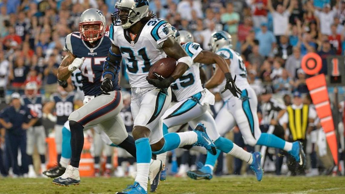 
Charles Tillman (31) practiced Monday and should be ready to go for the Carolina Panthers’ season opener at Jacksonville on Sunday. 
