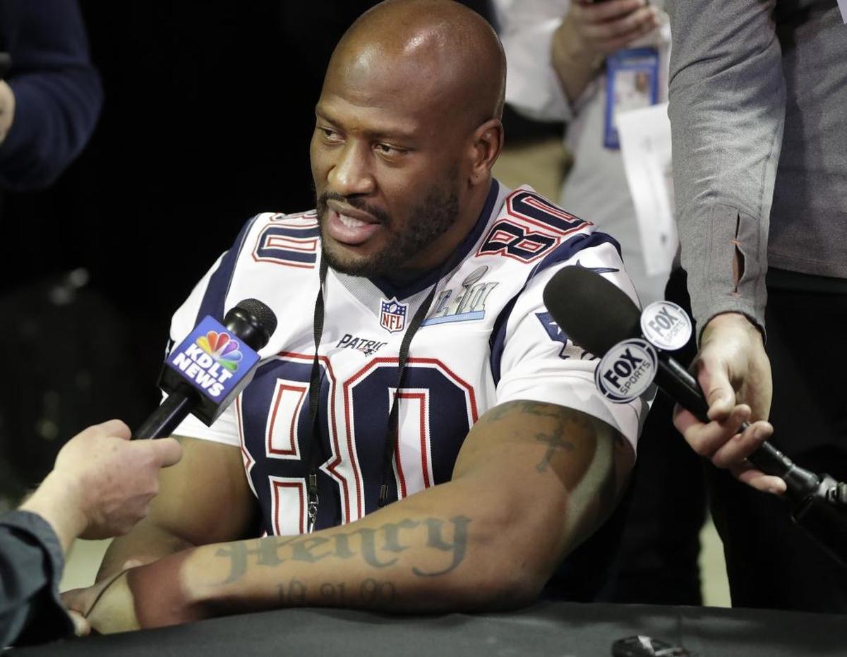 New England Patriots outside linebacker James Harrison , who turns 40 in May, made a couple of big plays against Jacksonville in AFC championship game. He’ll make at least one more Sunday.