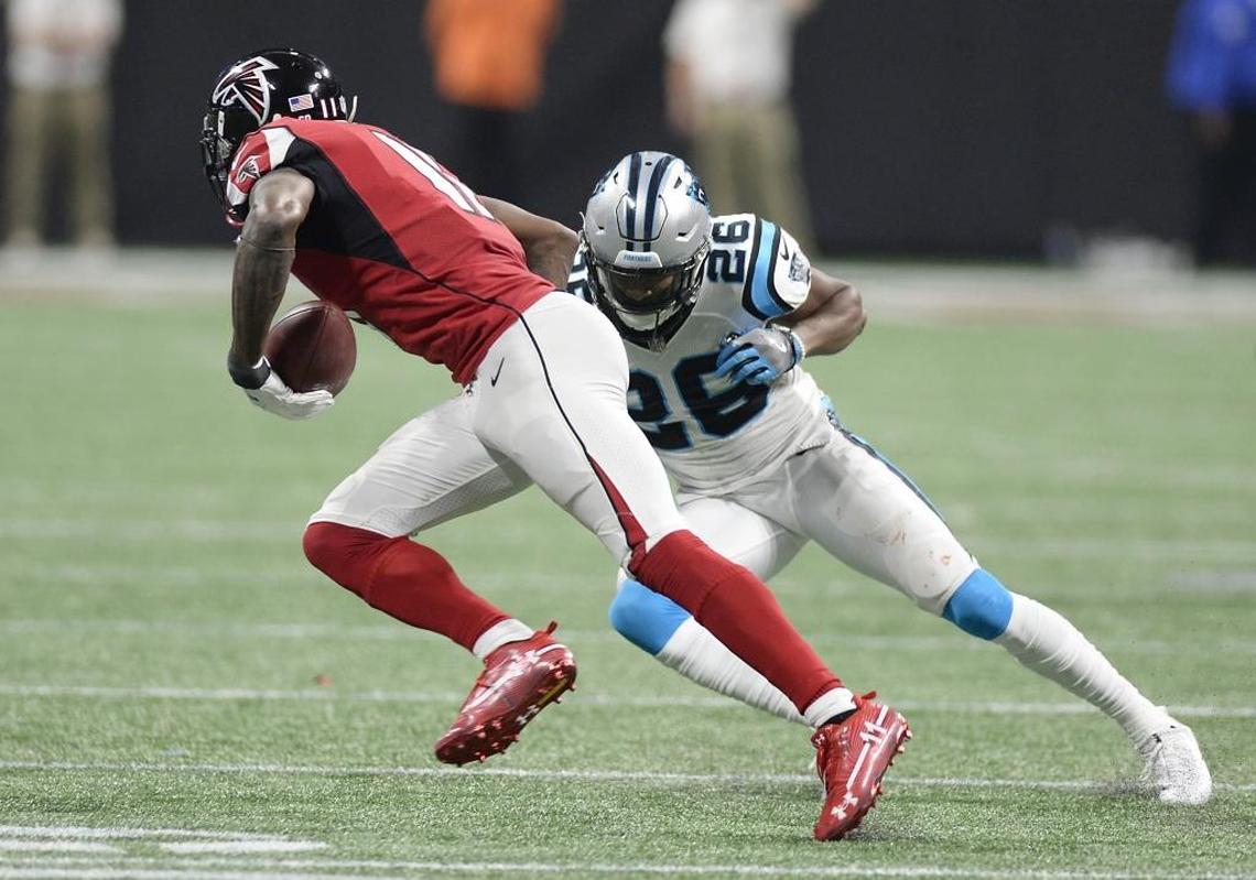 Panthers coach Ron Rivera said former cornerback Daryl Worley (26) didn’t take the “next step” in Carolina. Worley was traded to Philadelphia for WR Torrey Smith.