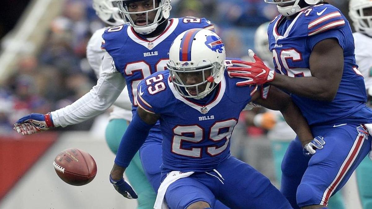 Cornerback Kevon Seymour (29) has a head start on playing in the Carolina Panthers defense because he spent training camp with the Buffalo Bills, coached by former Panthers defensive coordinator Sean McDermott.